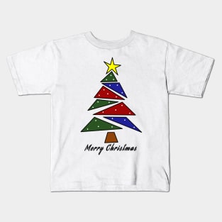 Multicolored Christmas tree Kids T-Shirt